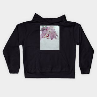 Purple Girl with Roses (Pride) Kids Hoodie